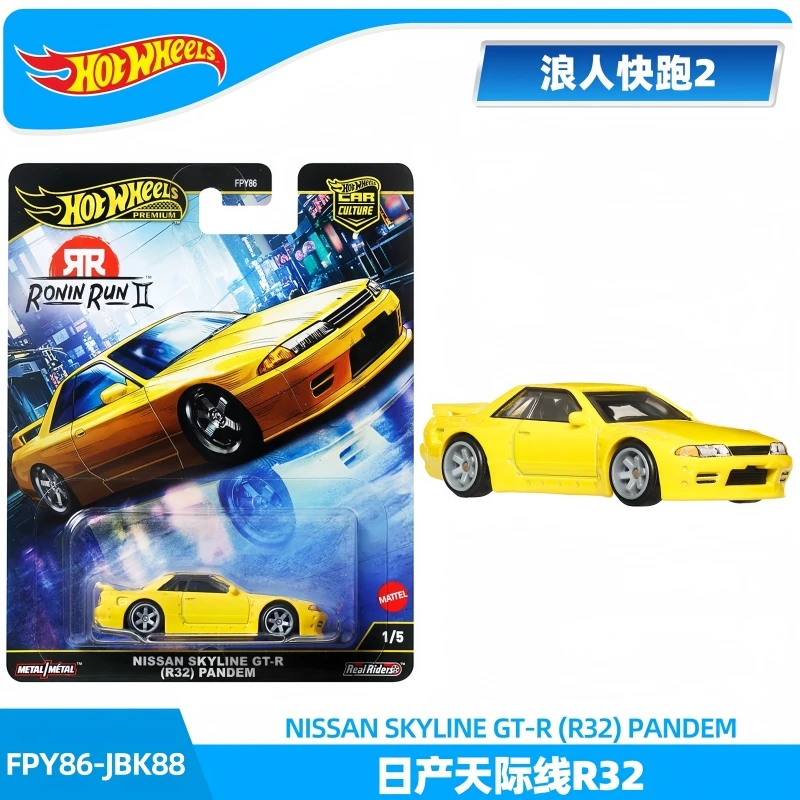 Nuevo en Stock auténticos Hot Wheels cultura automotriz fondo de hierro neumático de goma Wolf Run 2 Series colección de modelos de coches juguetes regalos