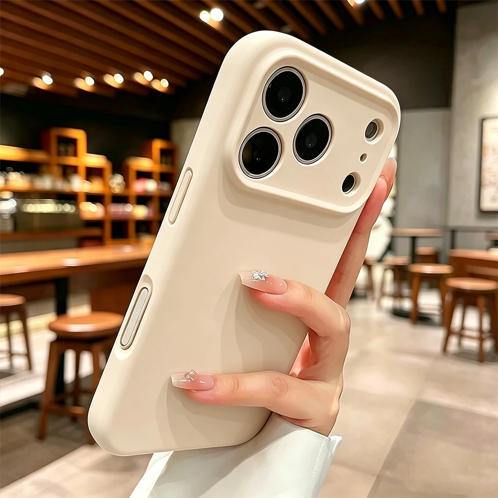 Hülle für iPhone 18 Pro Max Hüllen iPhone 17 Hülle Luxuriöse Matte Bonbonfarbene Weiche Handyhülle für iPhone 16 Plus 15 14 13 12 11 Funda