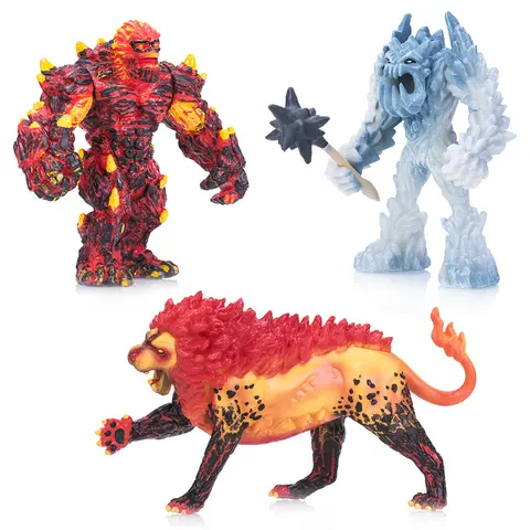 Magma Figurehead Groene Krab Monster Octopus Mythologie Animal Action Figure Ice Troll Warcraft Warrior Met Wapens PVC Speelgoed Kinderen