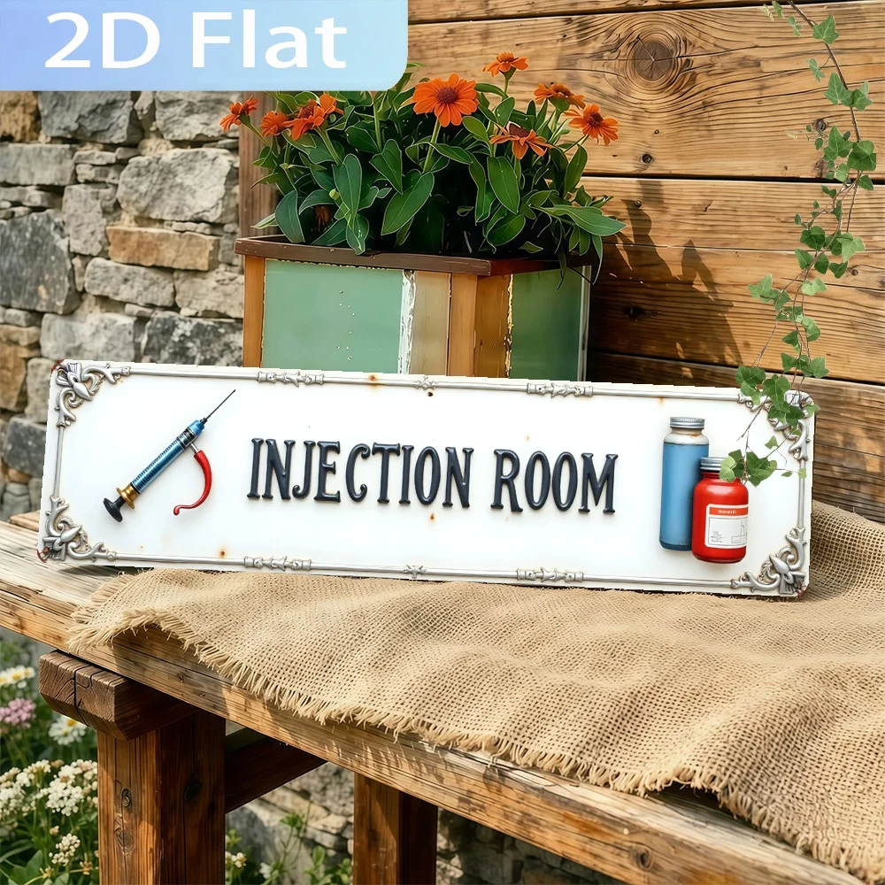 A 2D Flat Injection-Molded Room Sign, Designed As Retro Wall Decor Ideal for Cozy Bedrooms, Cafes, And Various Decorations