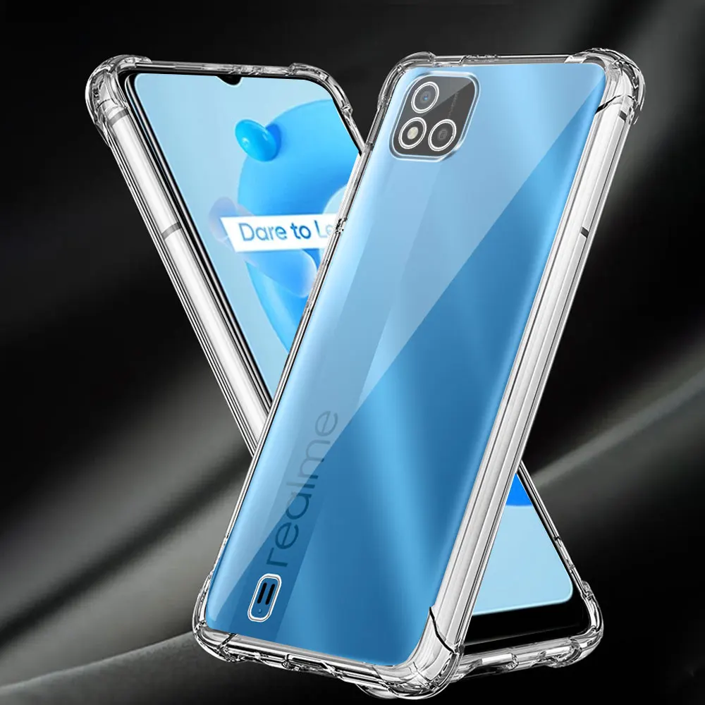 Shockproof Clear Case For Realme C11 C20 C21Y C25Y Soft Silicone Phone Case For Realme C11 2021 Back Cover RealmeC21Y C25Y Funda image 4
