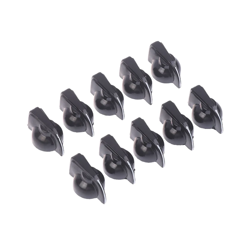 10Pcs Bakelite Knob Cap K7-1 Band Switch Knob Potentiometer Knob Cap Copper Core Circular Hole 6MM Shaft Hole Dia Pointer Knobs