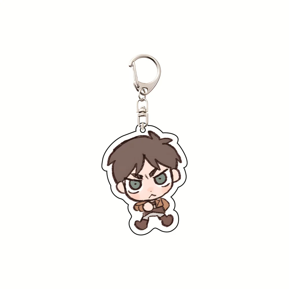 Anime Attack on Titan 6cm Acryl-Schlüsselanhänger Rucksack-Dekorationen Accessoires Deko-Geschenke Exquisite Produkte COS-Fan-Geschenke – Detail 14
