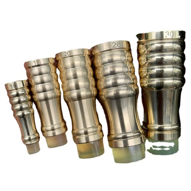

For 12mm-26mm Furniture Brass Cane Crutch Tip with Anti-Skid Rubber