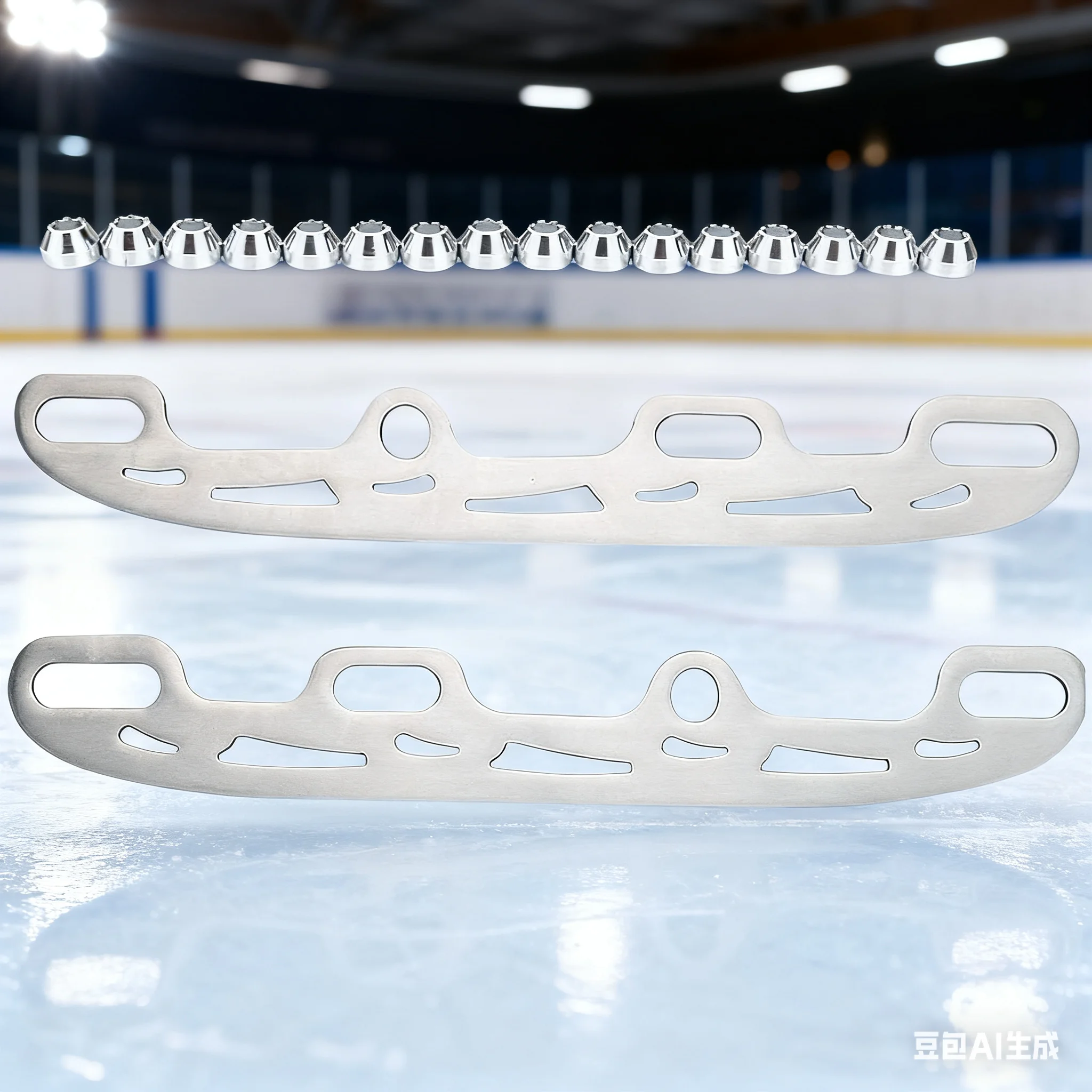 

Ice Skates Shoes Blades 253/290mm Children/Adults Aluminum Alloy Blades With Side Bushings For Inline Skate Shoes Accessories