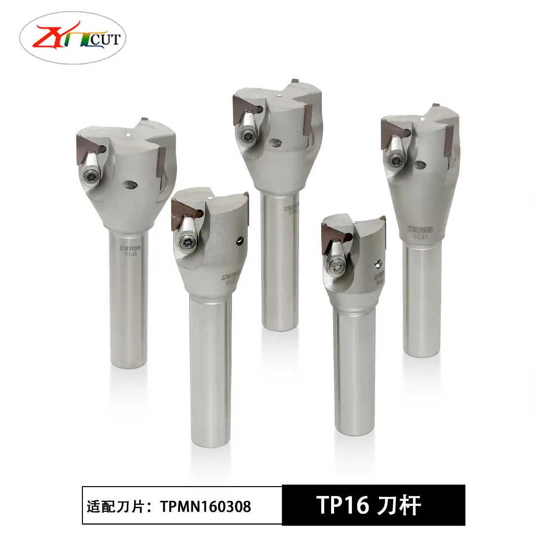 

TP16 2530 35 40 50mm Turret milling common milling machine straight shank milling cutter bar indexable cutter bar for TPMN160308