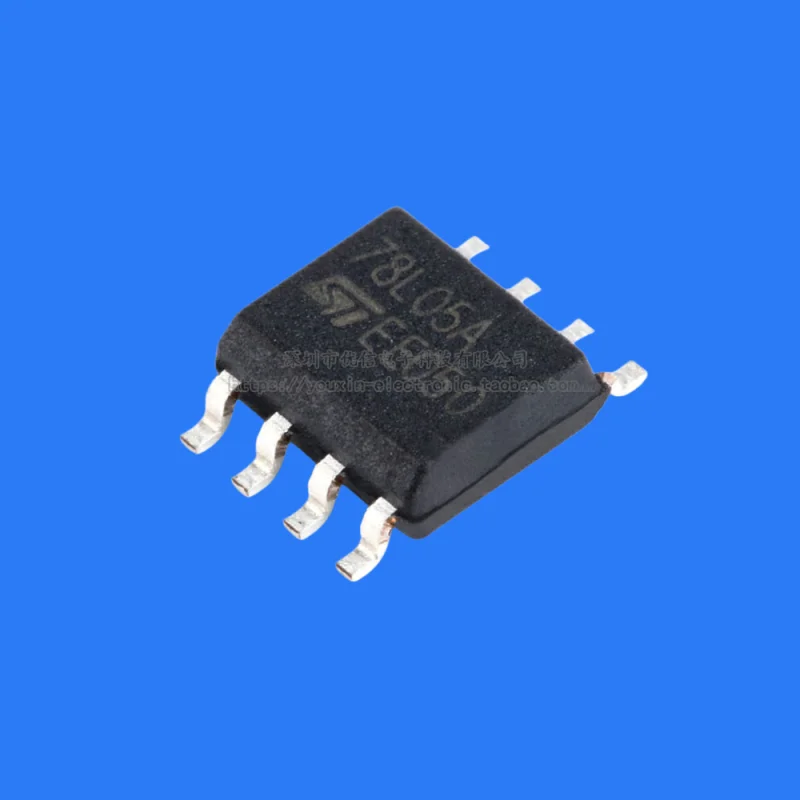 100pcs/original genuine patch L78L05ACD13TR SOP-8 regulator chip 1.7VDO 0.1A 5V