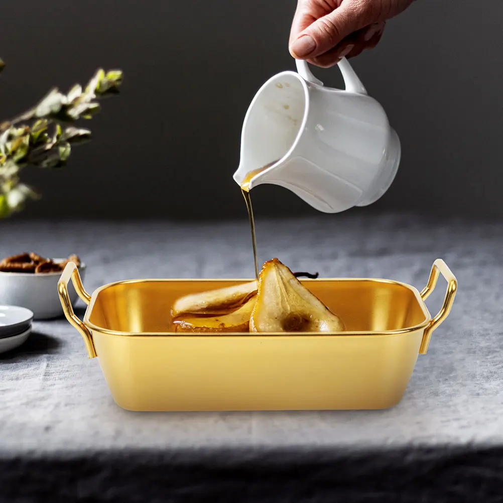 

2 Pcs Snack Basket French Fries Fry Holder Reusable Food Serving Baskets 304 Stainless Steel Kitchen Storage Containers Easy
