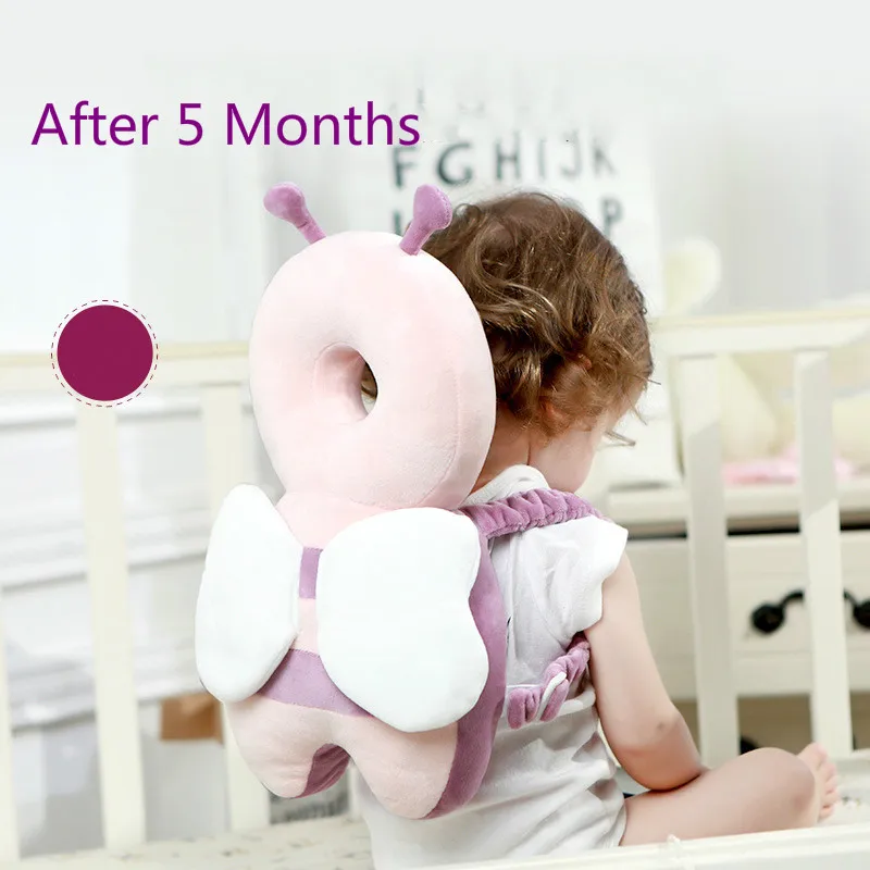 Baby Head Protection Pad Toddler Headrest Pillow Baby Neck Cute Wings Nursing Drop Resistance Cushion Baby Protect