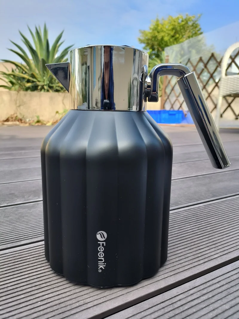 

1000ML Fashion Thermosflask Thermos Water Coffee Bottle Glass inner container Coffee Cup Mug Teapot Heat Cold Preservation