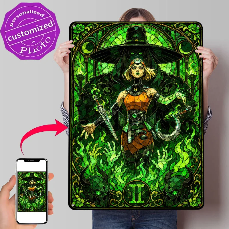 Hades ART 3D Printed Texture Poster Personalized Wall Art Retro Metal Tin Signs for Custom Plate Article Decoration Gaming House