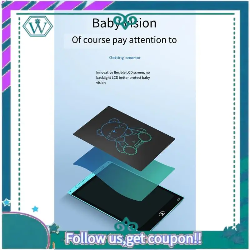 A75Q-8.2 Inch LCD Drawing Tablet Writing Board Color Graffiti Board Drawing Board For Children Birthday Drawing Tablet