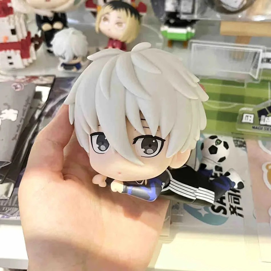 

New 10cm Q Version Blue Lock Anime Figure sagi Yoichi Nagi Seishiro Figures Collection Model Figurine Doll Toy Birthday Gift