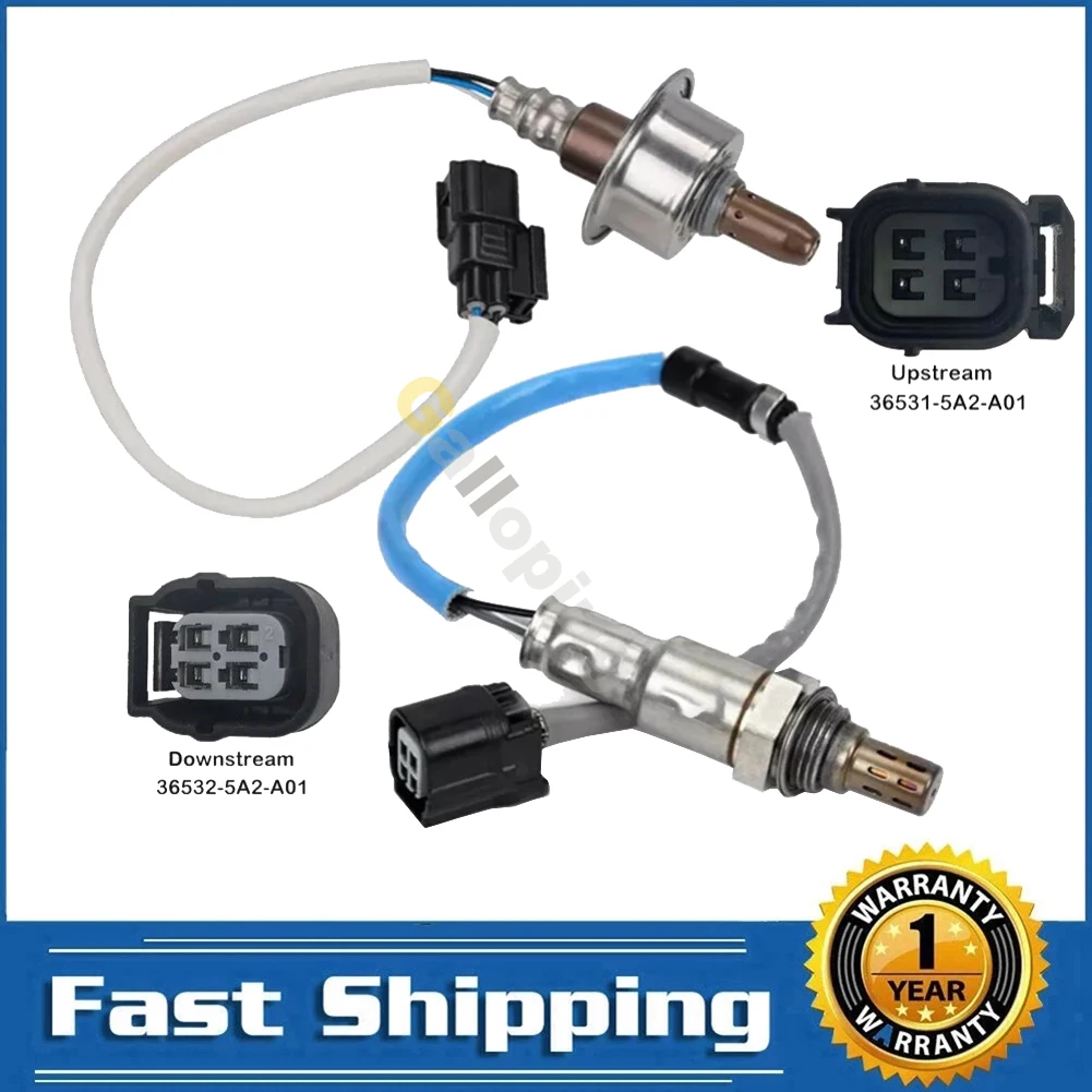 

2x O2 Oxygen Sensor for 2013-2017 Honda Accord 2016-2020 Acura ILX TLX 2.4L Upstream Downstream 4 Wires Lambda Car Accessories