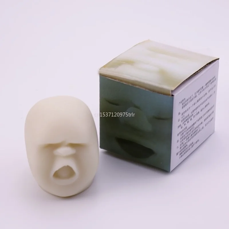 Menselijk gezicht Knijpspeeltje Menselijk gezicht Vent Ball Anti Stress Ball Stress Relief Decompressie Speelgoed voor volwassen kinderen Squishy Toy