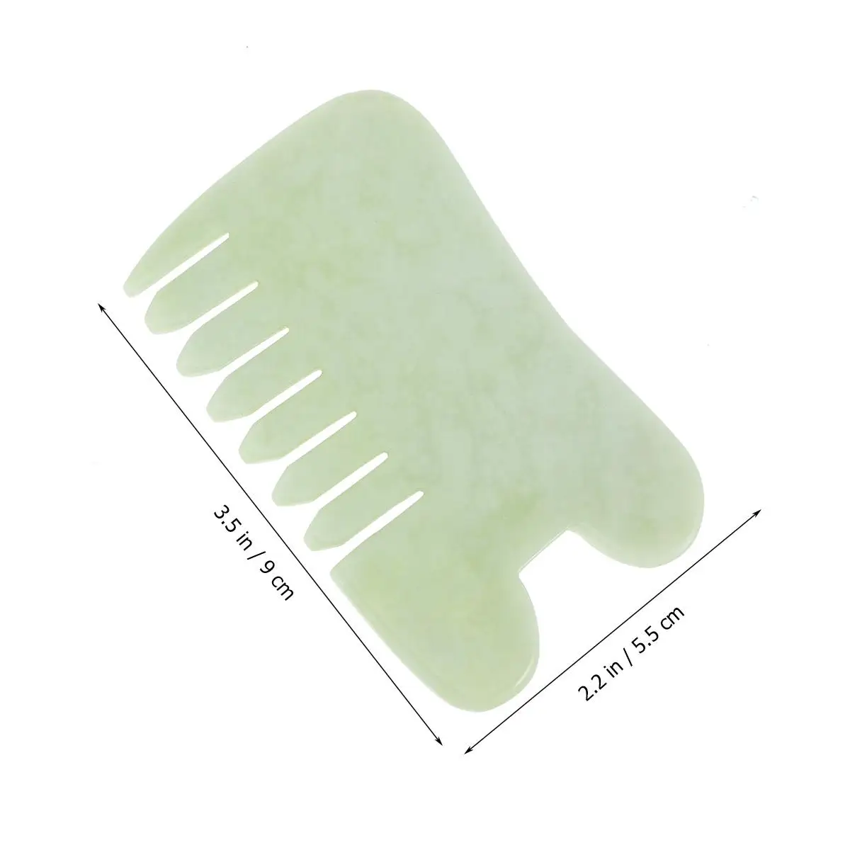 

Jade Scraping Board Stones Comb Hook Scalp Massage Tool Massaging Boards for Spa