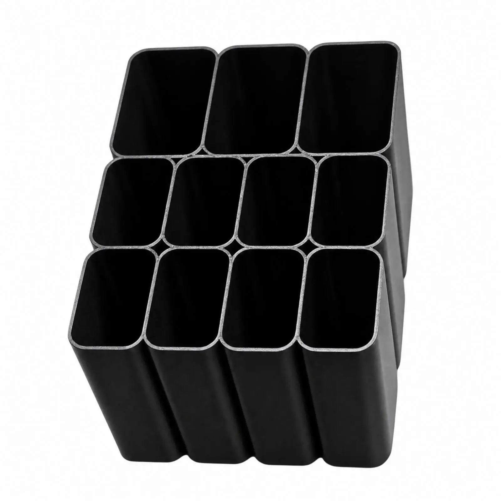 Desk Cable Management Organizer Storage Box with Rounded Slots for Adapters Plugs Home Office Study Room
