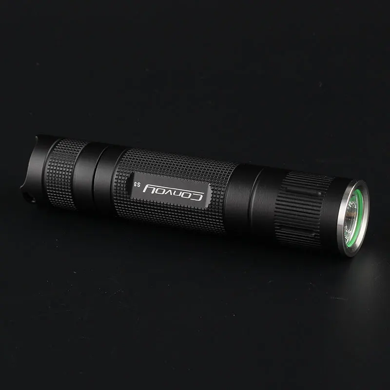 Convoy S3 Nichia 519A R9080 Flashlight 12 Groups Linterna Led 18650 Mini Flash Light Torch Fishing High Power Lamp Work Latarka