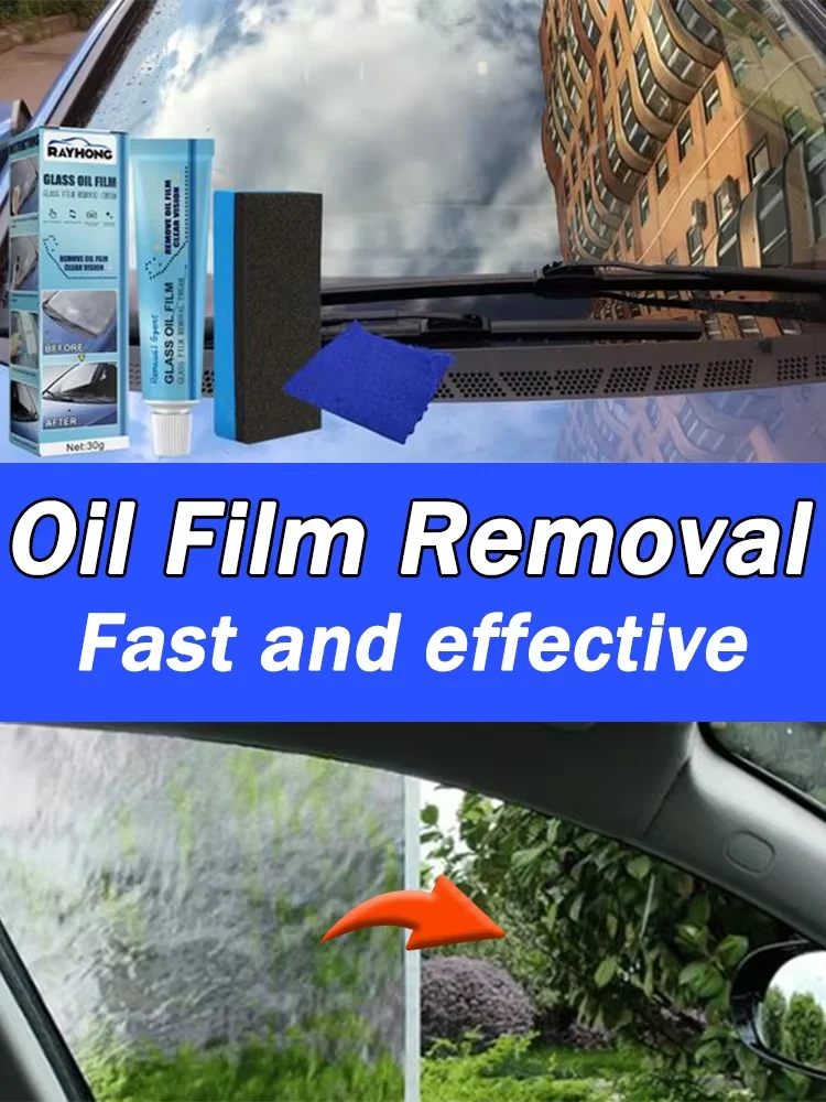 Car Glass Oil Film Cleaning Board Hydrophobic Coating for Windshield Clear Window Auto Detailing Tool