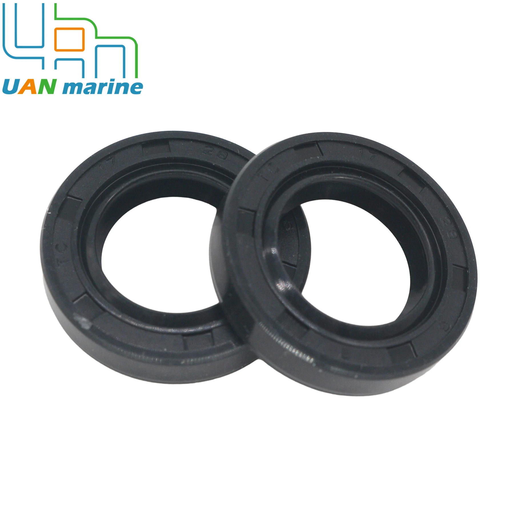2 Pcs 09282-17007 Oil Seal Compatible with Suzuki 2-Stroke DF DT 25 30 40 50 55 60 65 HP Outboard Engine Replaces 09282-17009