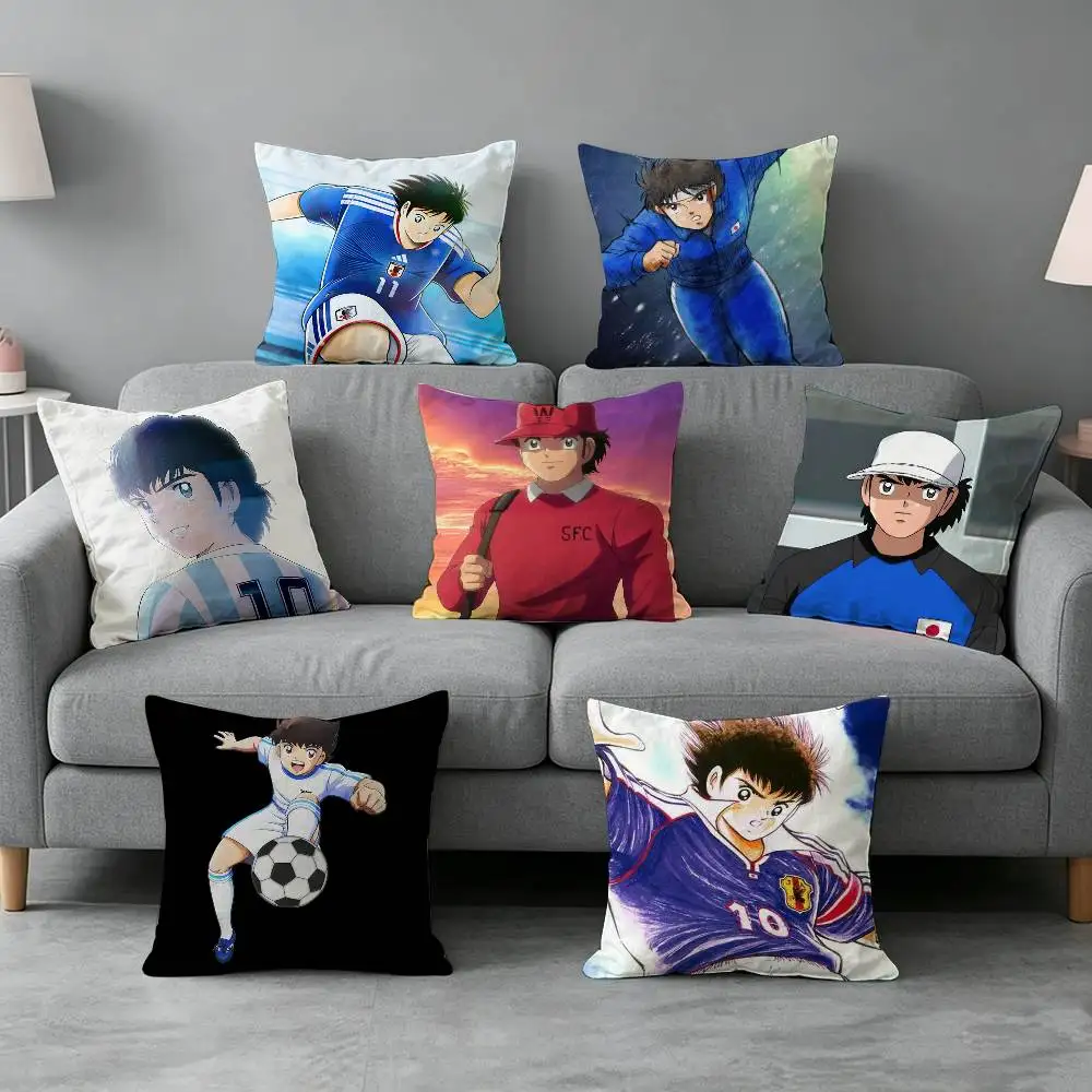 Comic Captain Tsubasas-s Pillow cover gift High definition digital printing,Surprise  vivid pattern Household.