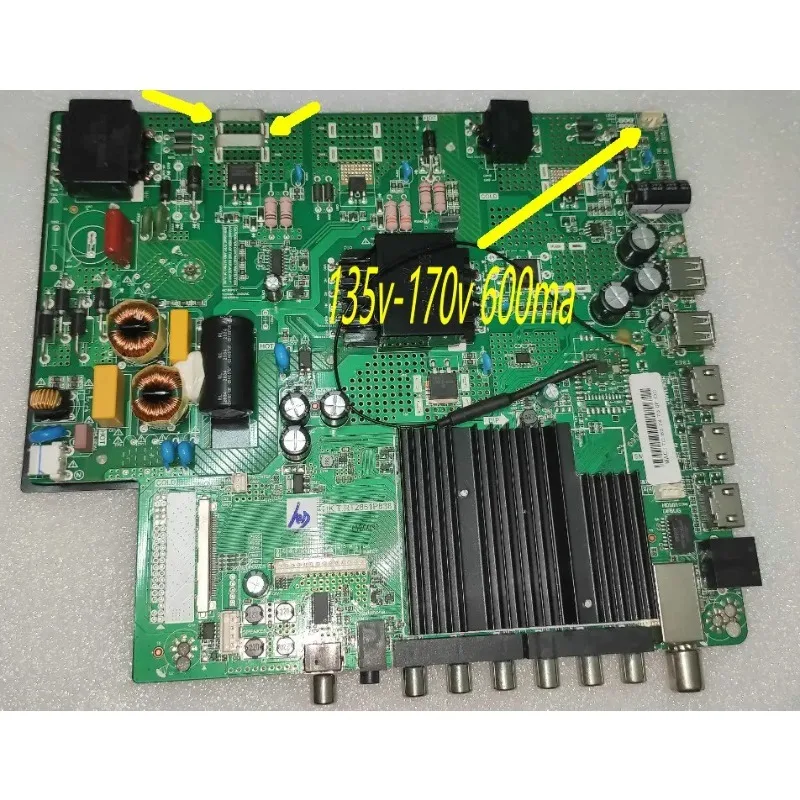 تتكيف مع اللوحة الأم للتلفزيون HK.T.RT2851P838 ثلاثة في واحد WiFi 4k Android 1.5g ذاكرة تخزين مؤقت + ذاكرة 8G تعمل بشكل جيد