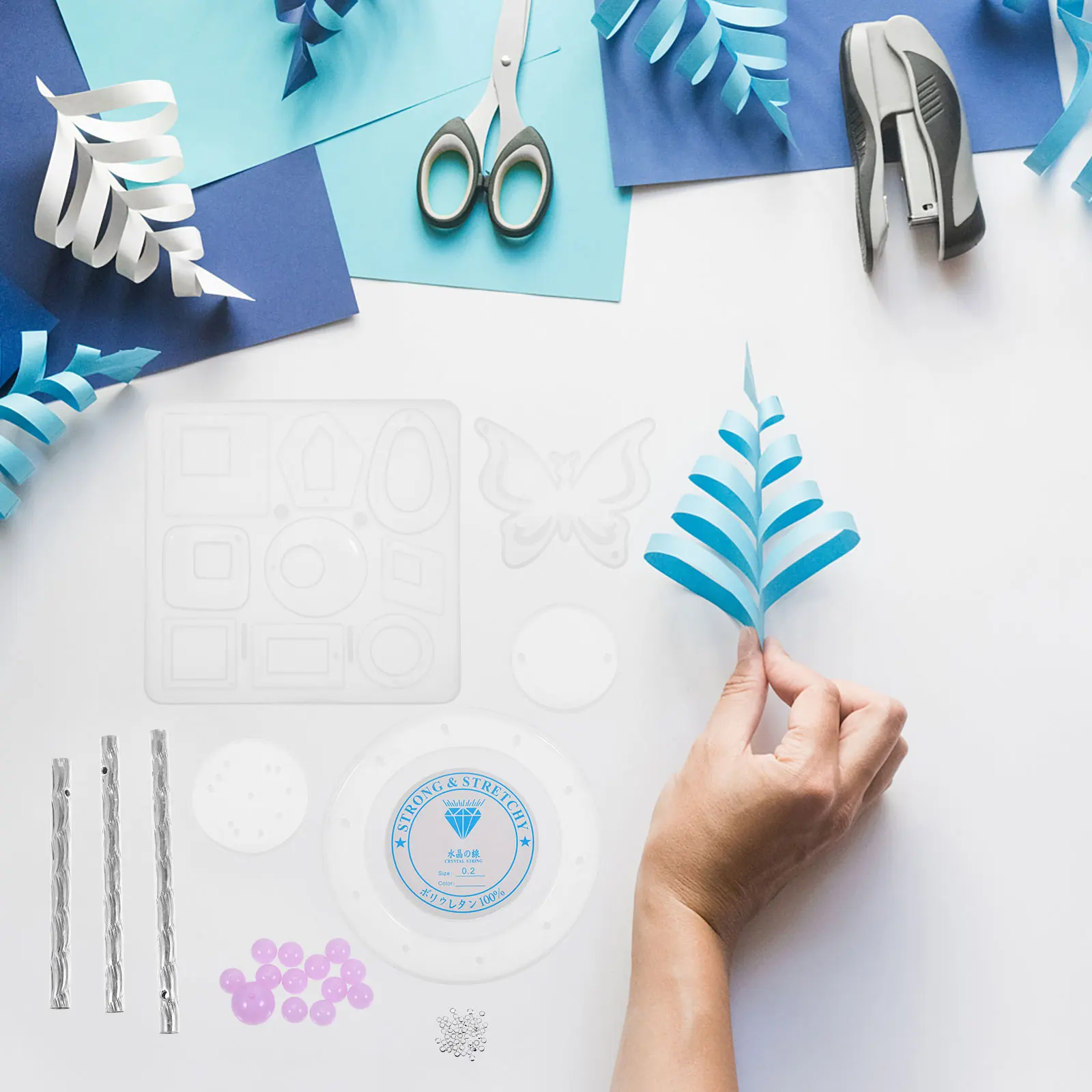 

Butterfly Mold Silicone DIY Jewelry Making Kit Epoxy Resin Crafts Supplies Wind Chime Casting Mold Hanging nament Accessories