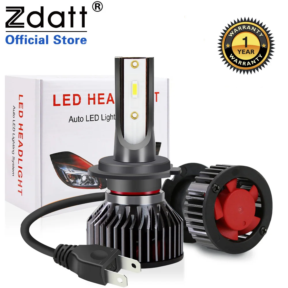 

Super Mini h7 Led Canbus Car Headlight Bulb LED H4 H1 H8 H9 H11 12000LM 6000K 60W Auto Fog Light HB3 HB4 9005 9006 12V Headlamp