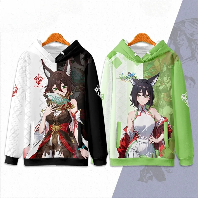 Game Honkai: Star Rail 3D Print Women/Men Hoodie Sweatshirt Streetwear Hip Hop Pullover Hooded Jacket Tingyun Cosplay Costume