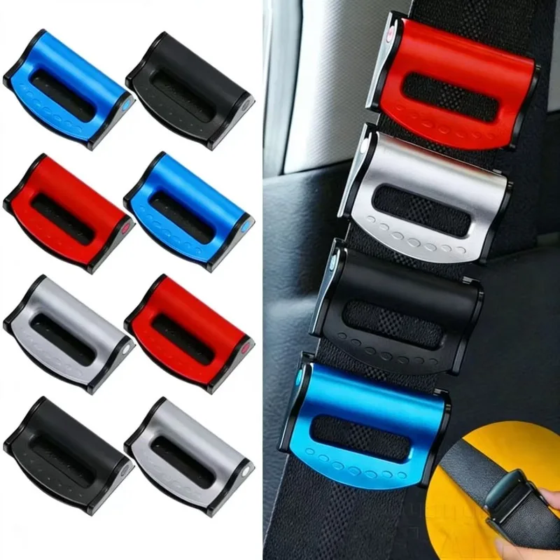 Universal Car Safety Belt Clips Slip-Resistant Seat Belt Buckle Simple Clamp Fixing Clip Strong Auto Seat Belt Clamp Fixing Clip
