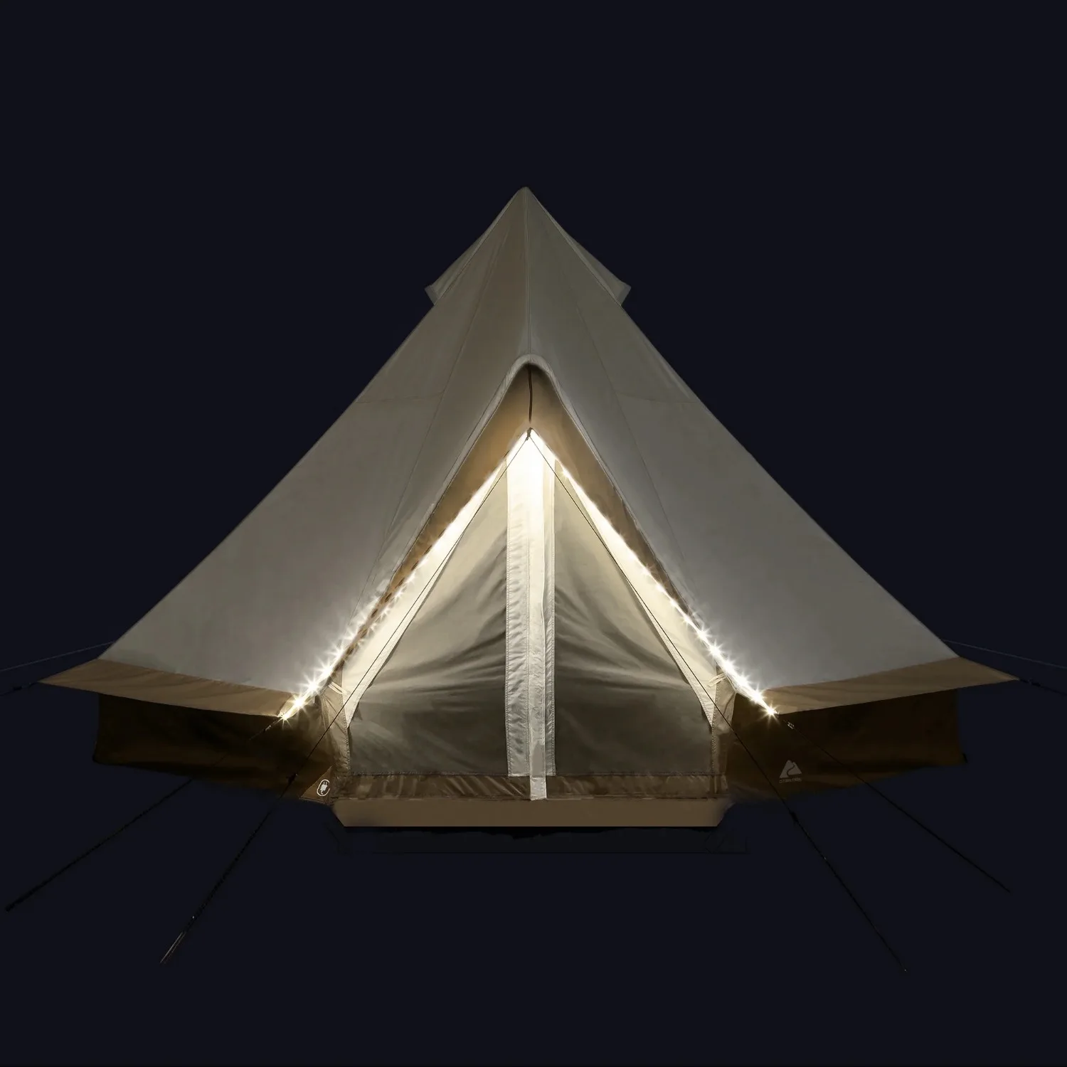 Imagem -05 - Ozark Trail Glamping Bell Tent Pessoa com Luzes de Corda 15x15 £ 2257