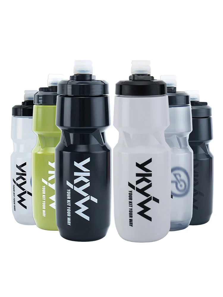 AliExpress NONE YKYWBIKE Cycling Water Bottle 750ML 620ML Leak-proof Cap Squeezable Bicycle Press Bottles Road Bike Outdoors Press Cup