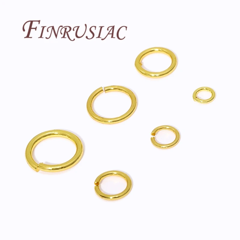 20–200 Stück 3–8 mm vergoldete Spaltringe, offene Biegeringe, Verbinder für DIY-Schmuckherstellung, Verbindungsringe – Detail 8