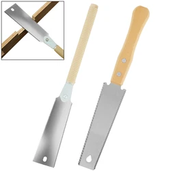 Japanese Hand Saw 9.3inch High Carbon Steel Double Edged Handsaw Incisive Handle Pull Saw 10/17 TPI Woodworking Cutting Tool