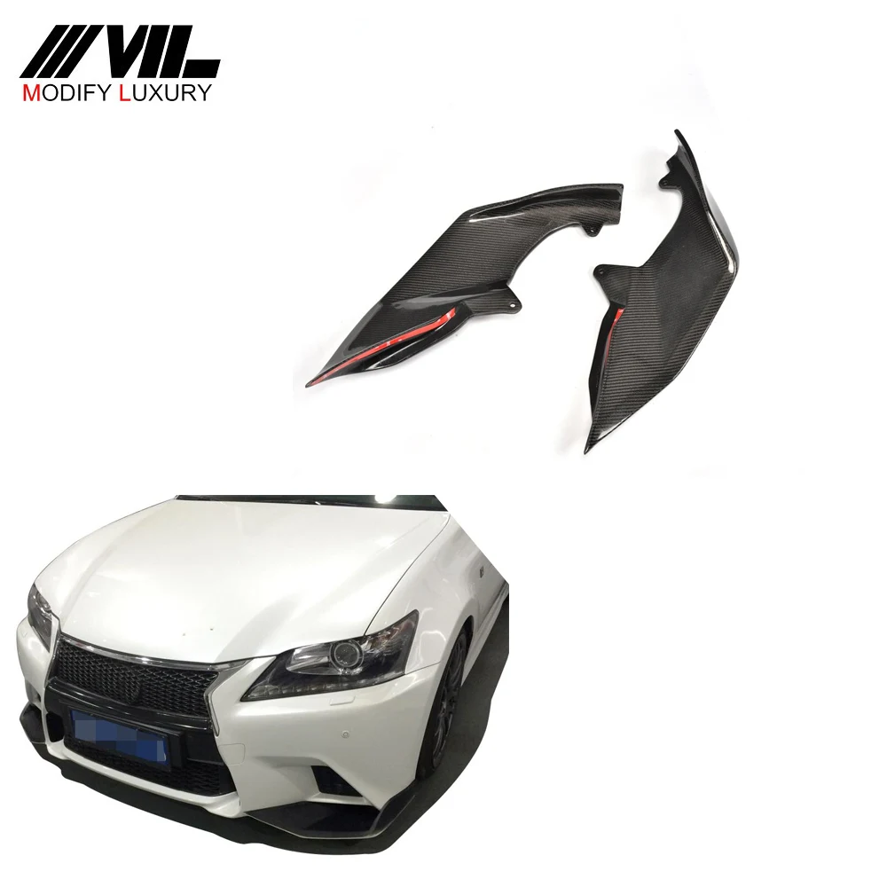 

Подходит для передней губы из углеродного волокна GS350 подходит. Подходит для Lexus F-SPORT 13-15.