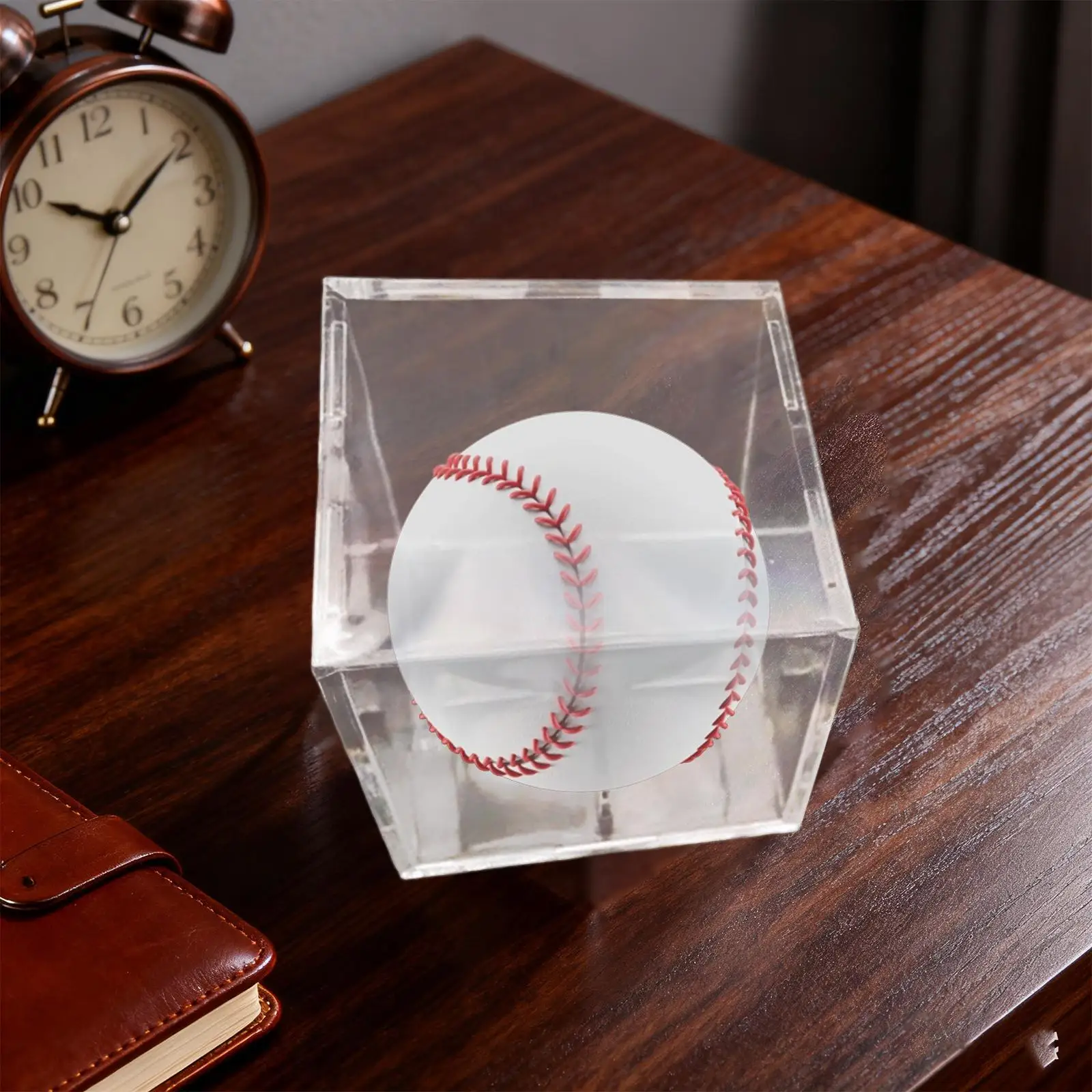 กล่องโชว์ซอฟต์บอล อเนกประสงค์ แข็งแรง ทนทาน กล่องอะคริลิคสำหรับใส่เบสบอล ของที่ระลึก ของสะสม สำหรับตกแต่งบ้าน ใส่ลูกกอล์ฟ