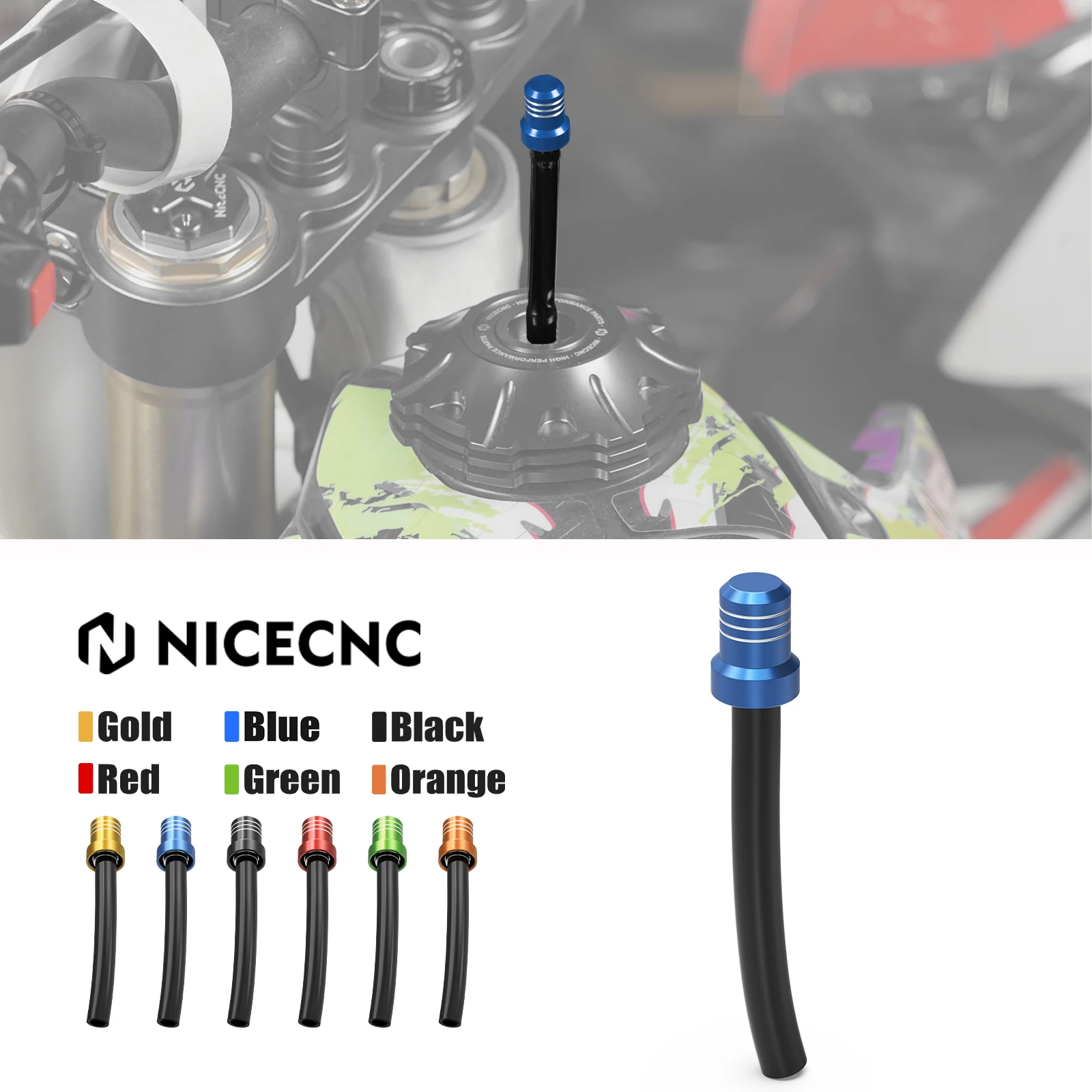 Para husqvarna 125 250 300 350 400 450 501 te fe tc tc tx fx motocicleta gás tampa do tanque de combustível válvula ventilação respiro mangueira tubo universal