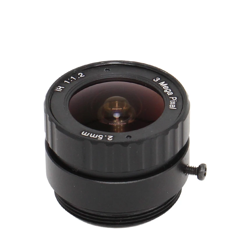

3.0mp F1.2 2.5mm Wide Angle Cs Mount Fixed Starlight Lens for 1/2.7" Cctv Camera SL-0059