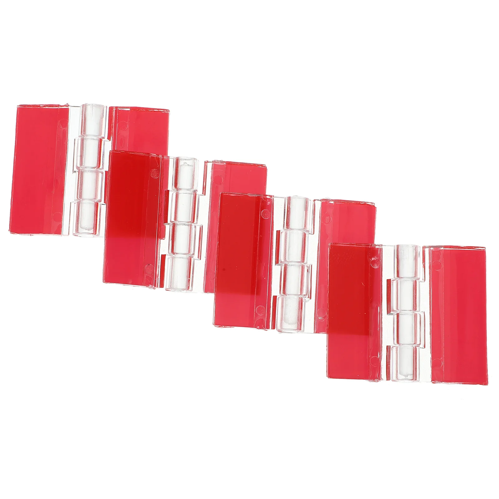 4 Pcs Self Adhesive Hinge Cabinet Hinges Folding Door Loose Leaf Self-adhesive Acrylic Aquarium Lid Fish Tank