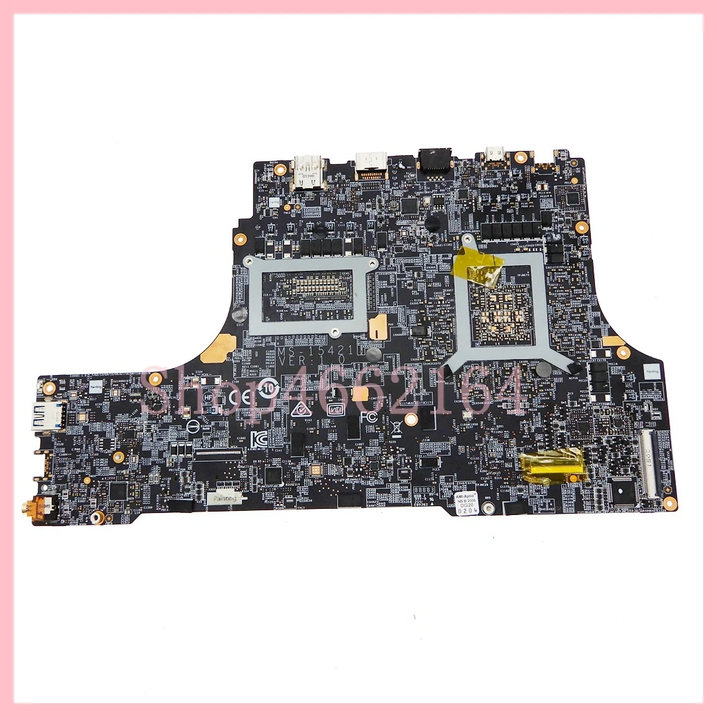 MS-15421 with i7-10875H CPU  RTX3070-V8G GPU Laptop Motherboard For MSI GE66 Notebook Mainboard