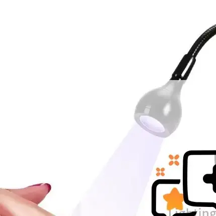 Nageldroger Licht UV-nagellamp voor het drogen van gelnagellak Voetschakelaar Clip-On Flexibel bureau Mini Draagbare USB Voor doe-het-zelf-manicure