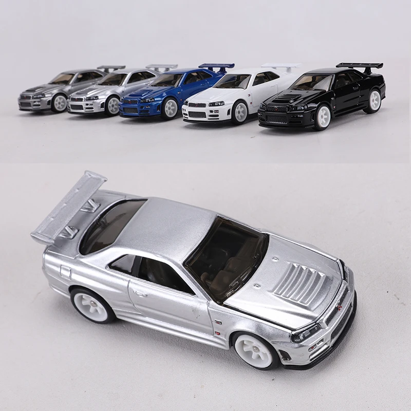 ZZC MODEL 1:64 GTR R34 Die-cast Alloy Car Model Toys Can Open The
