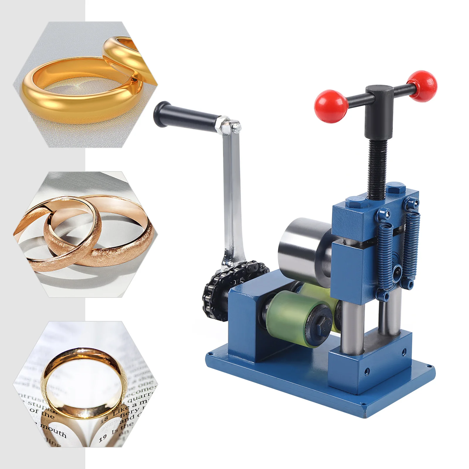 

Hand Jewelry Bending Machine 9cm Groove Bracelet Press Bending Machine Manual Jewelry making Tools for Rings Earrings Bracelets