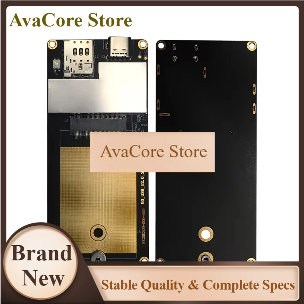 AvaCoreIndustrial Type-c USB 3.0 4G 5G NGFF Module Adapter Board For T99W175 FM350-GL RM520N-GL RM520N-EU RM530N-GL RM502Q-GL SI