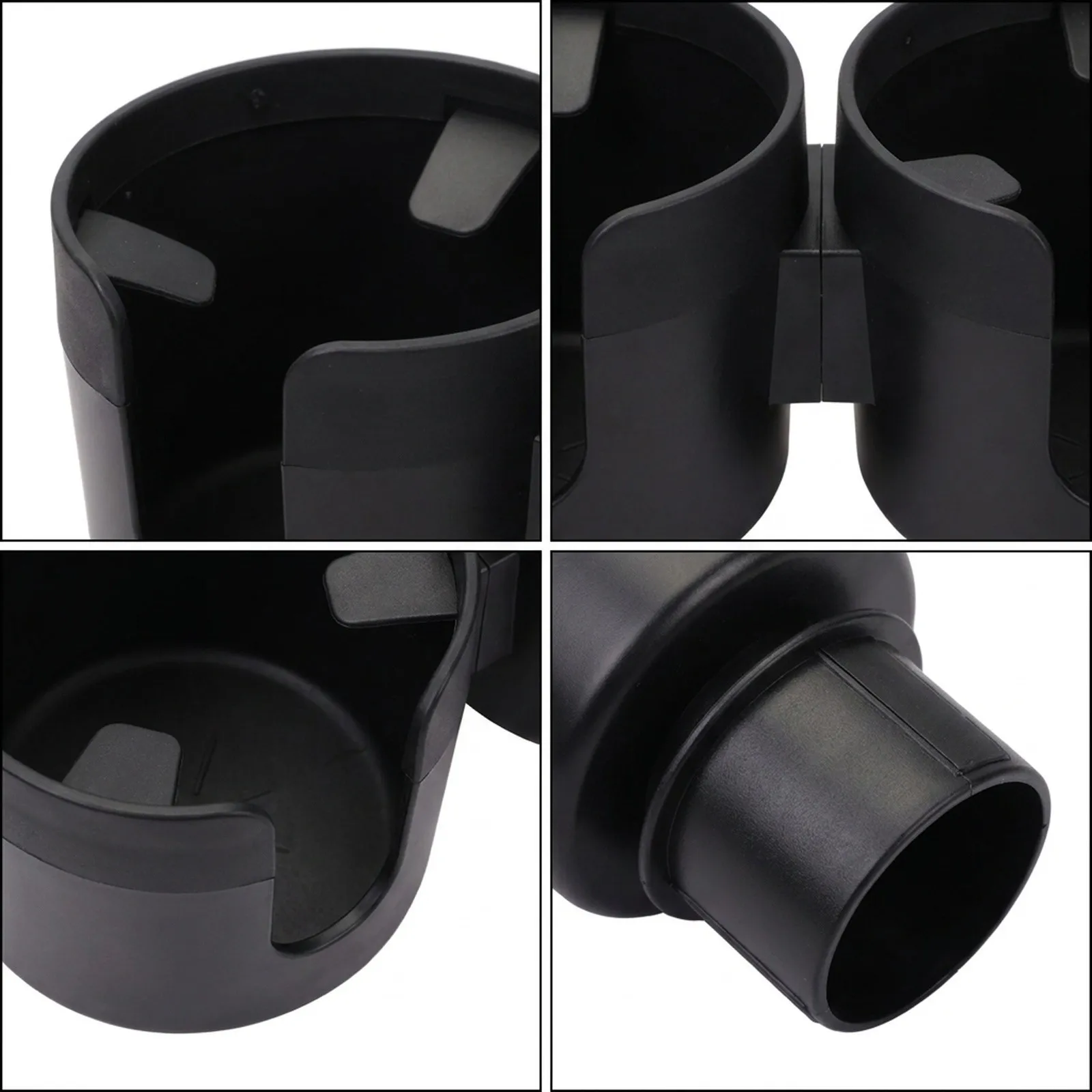 Dual Adapter Large Car Cup Holder Expander with Adjustable Base for Designed for Stability and Increased Storage Capacity in