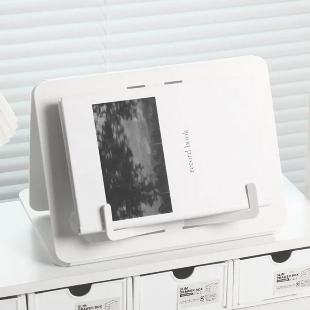 

Multi-Function Portable Reading Rack Music Score Recipe Book Stand Desk Fold Book Shelf Bookend