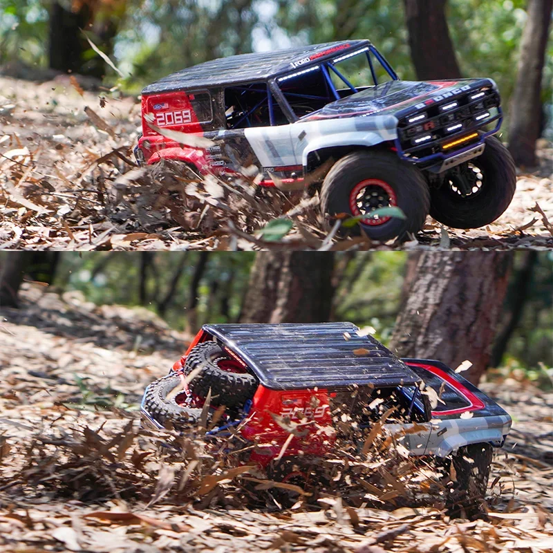 D1RC Baja baja1000 racing bronco R simulation transparent sticker for 1/10 RC Crawler Car TRX4 Ford Fierce Horse Accessories