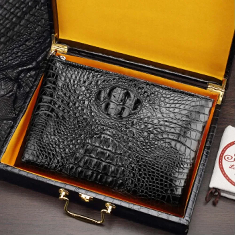 

jianglang handbags crocodile bag male handbags large capacity men clutch bag
