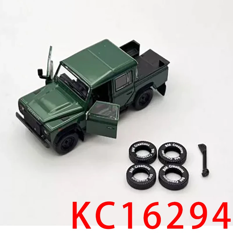 1/64 Land Rover Defender 110 合金ミニカー シルバー ランドローバー