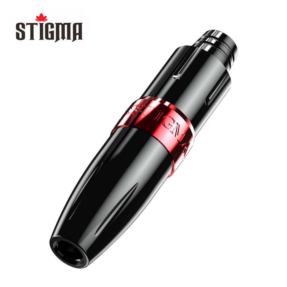 STIGMA New Rocket Motor Tattoo Pen Black RCA Connector Linner&Rotary Shader Gun Professional Tattoo Supply For Artist Body Art